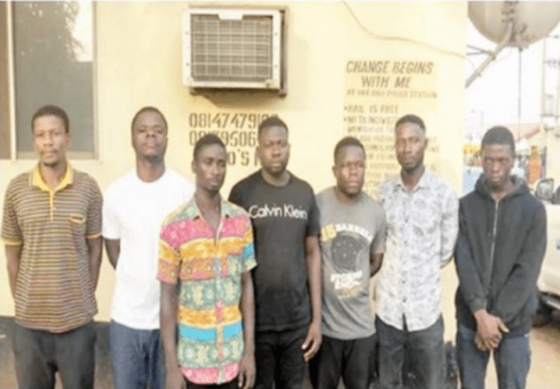 7 Ghanaians arrested for drug trafficking in Lagos [Photo]
