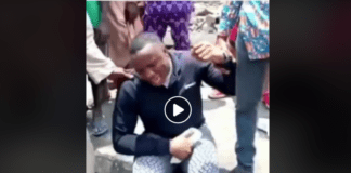 Nigeria explosion victim cries bitterly as he questions God
