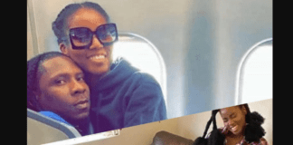 Mugeez and MzVee are set to trend after loved-up photos of them surfaces on social media where the female singer seeks comfort on the laps of the R2Bees act on a flight.
