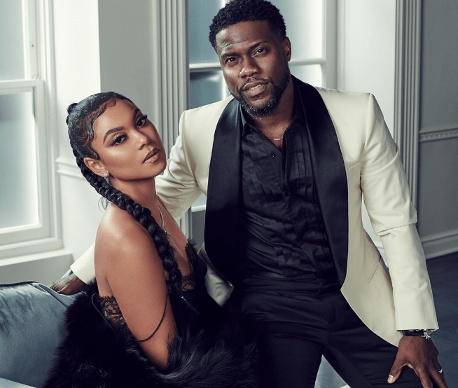 Kevin Hart and Eniko, hiw wife. Photo: Instagram/ @enikohart