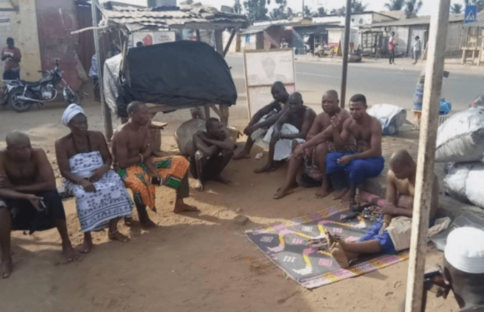 The priests would offer sacrifices for three days after which they said a torrential downpour would wipe out the disease from Ghana