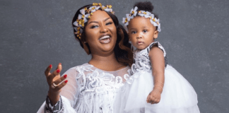 Nana Ama Mcbrown celebrates daughter as she clocks one | Photo: @iamamamcbrown/Instagram