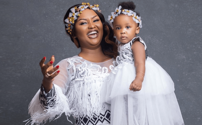 Nana Ama Mcbrown celebrates daughter as she clocks one | Photo: @iamamamcbrown/Instagram