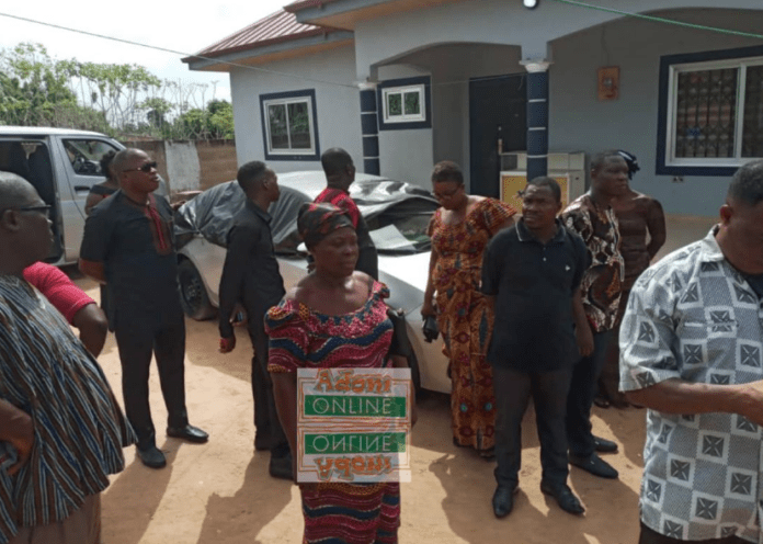 family of Sogakope assembly member visit crime scene