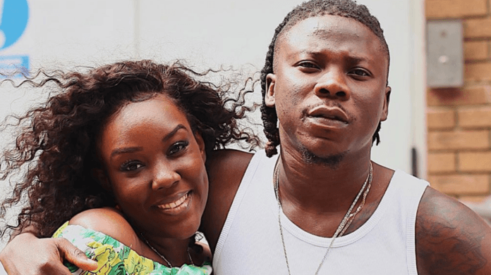 Stonebwoy and his wife, Dr Louisa