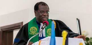 Moderator of the General Assembly of the Presbyterian Church of Ghana, Rt Rev. Professor Joseph Obiri Yeboah Mante,