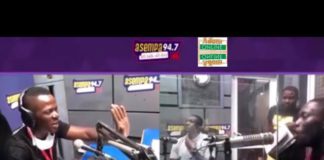 Medikal's management team crashes with Sowutuom Concert's victim's brother on Asempa FM