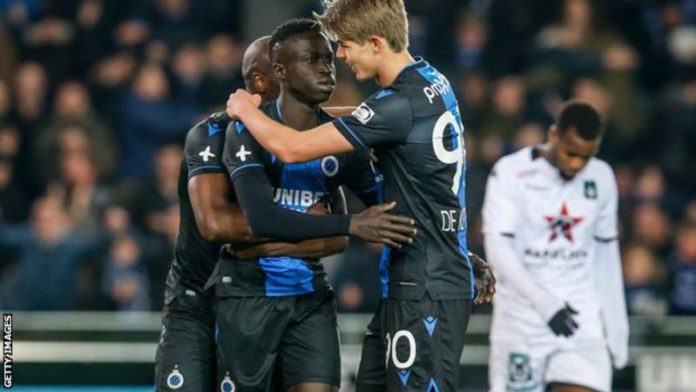 Club Bruges beat Cercle Bruges 2-1 on 7 March in their last league game before football in Belgium was suspended