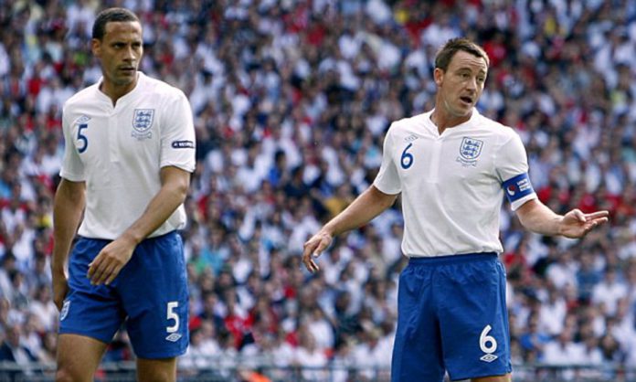 England John Terry and Rio Ferdinand Image credit: Reuters