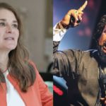 Sonnie Badu (R), Melinda Gates (L)