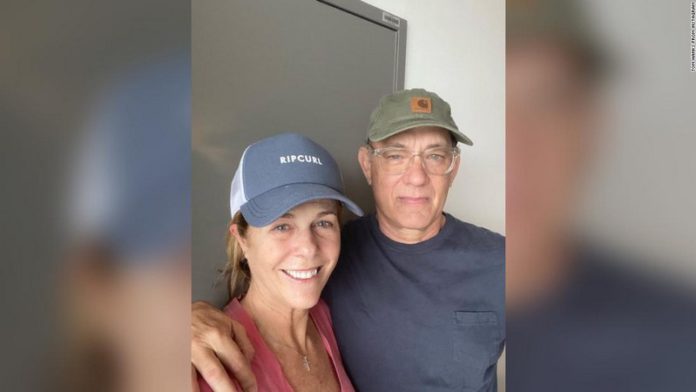 Actor Tom Hanks says he and his wife, actress Rita Wilson