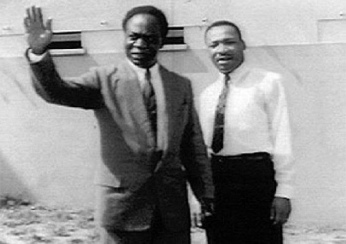 MLK and Kwame Nkrumah struck a friendship after the former was a guest of Nkrumah for independence