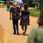 Coronavirus lockdown: Couple walk home after simple wedding (photos)