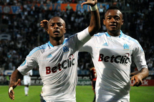 Andre Ayew and Jordan Ayew at Marseille