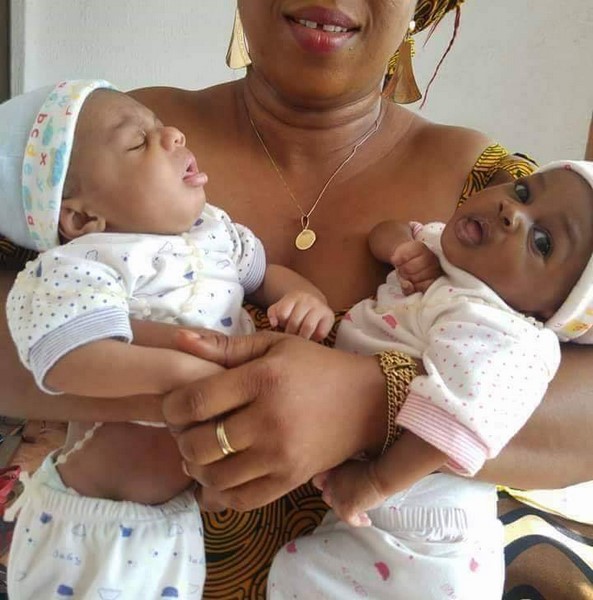  The woman identified as Mz Adeola on Twitter shared pictures of herself and her kids 