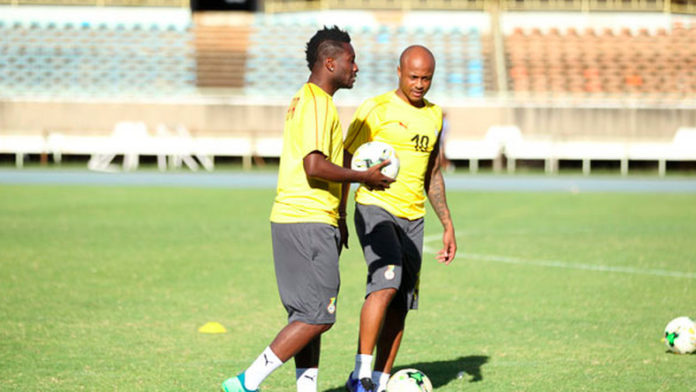 Andre Ayew and Asamoah Gyan