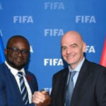 GFA President Kurt Okraku with FIFA boss, Gianni Infantino