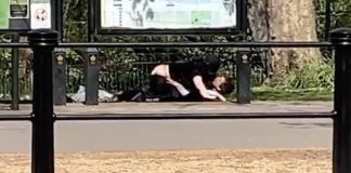 Couple having sex yards from Buckingham Palace