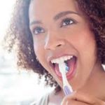 brushing of teeth and tongue