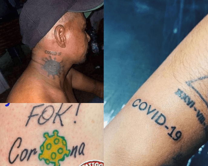 Coronavirus tattoos