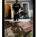 Burna Boy and Diddy on Instagram live