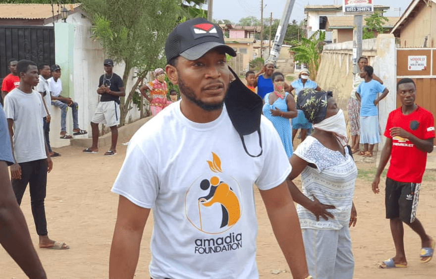 Musician Nana Boroo supports Amadia Foundation