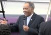 Bishop Gerald Glenn showed off his jam-packed congregation back on March 22