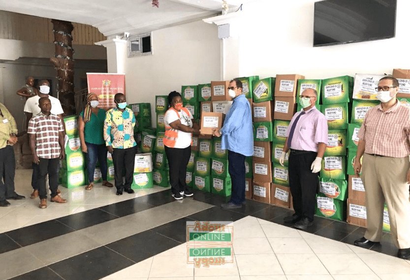 Ghana Islamic Society for Education, Reformation NGO, and Al-Rayan International School have jointly donated 175 boxes of relief items to the Ayawaso West Municipal Assembly. 