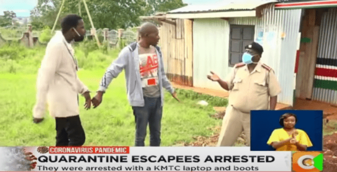 Kenya quarantine escapees arrested in bar