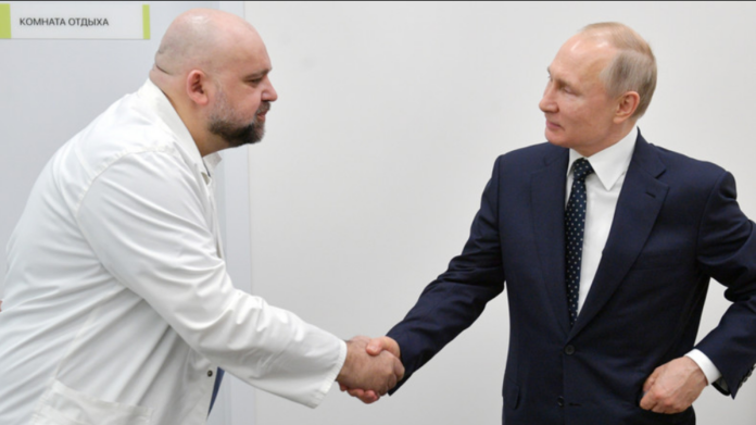 Russian doctor who shook Vladimir Putin's hand tests positive for Covid-19