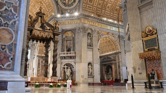 pope francis in church