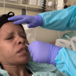 Patient shares video of how Coronavirus test is done (Watch)