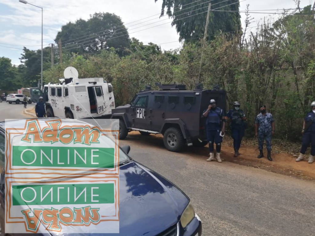 Heavy security at IPAC meeting 