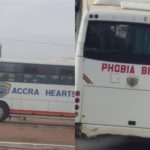 Hearts of Oak team bus