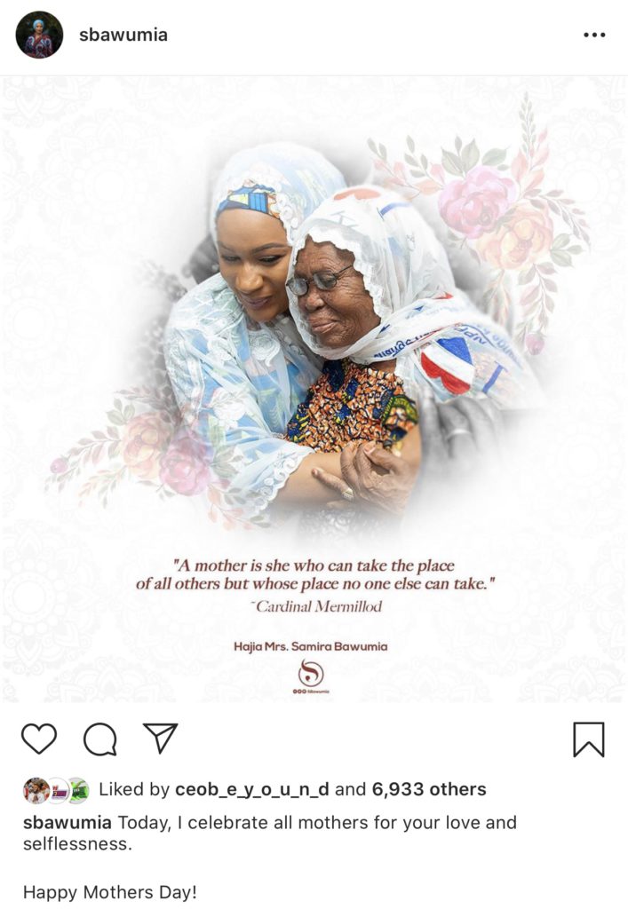 Second Lady, HE Samira Bawumia celebrates her mother and all mothers in Ghana 