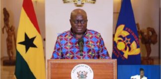 President Nana Addo Dankwa Akufo-Addo during his 9th address on coronavirus