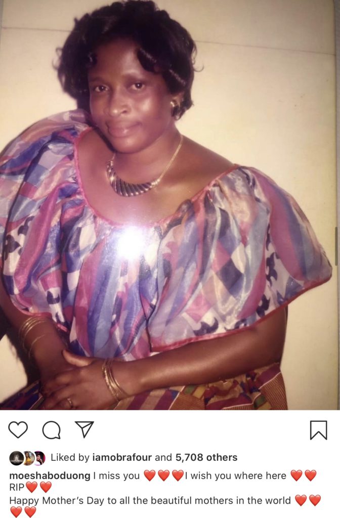 Shatta Michy celebrates her dead mother. I miss you...I wish you were here ...RIP, she posted.