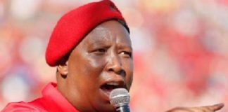 South African politician, Julius Malema