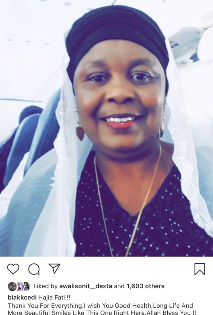 Stonebwoy's former manager Blakk Cedi appreciates his mom. 