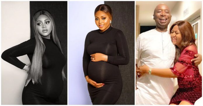 Nollywood actress Regina Daniels' stunning baby bump photos