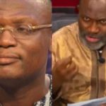 Former National Organizer of the NDC, Kofi Adams and Assin Central MP, Kennedy Agyapong