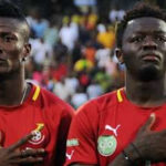 Asamoah Gyan and Sulley Muntari