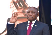 South African President, Cyril Ramaphosa