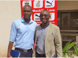 CK Akonnor and assistant David Duncan