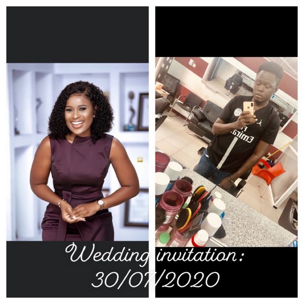 berla and fan wedding invitation