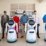 Robots being used to attend to Coronavirus patients in Rwanda.