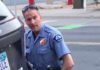 police man who killed a black man George Floyd