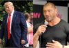 Trump and WWE legend Dave Bautista