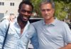 Essien with Jose Mourinho