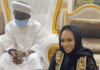 Shatta Michy, the baby mama of Shatta Wale has received blessings from the National Chief Imam of Ghana, Sheikh Osmanu Nuhu Sharubutu